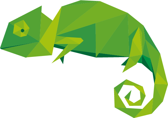 Origami Chameleon